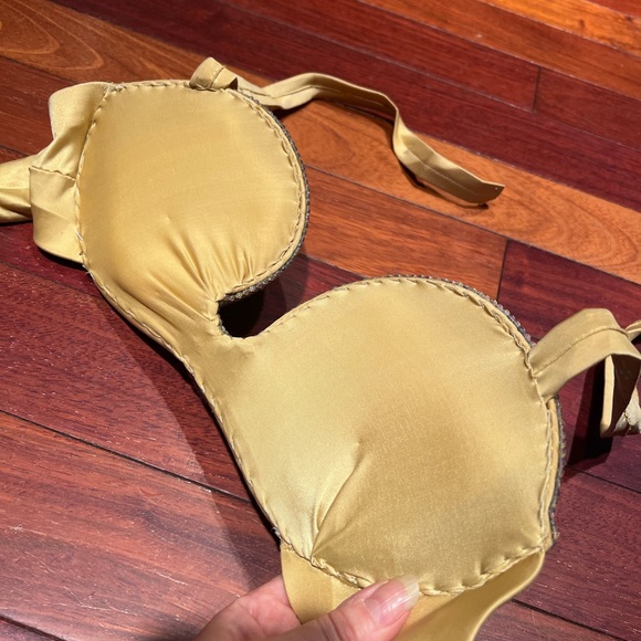 NEW Professional Belly Dance Bra- D cup fully covered crystal, Burlesque, go-go - Picture 4 of 5